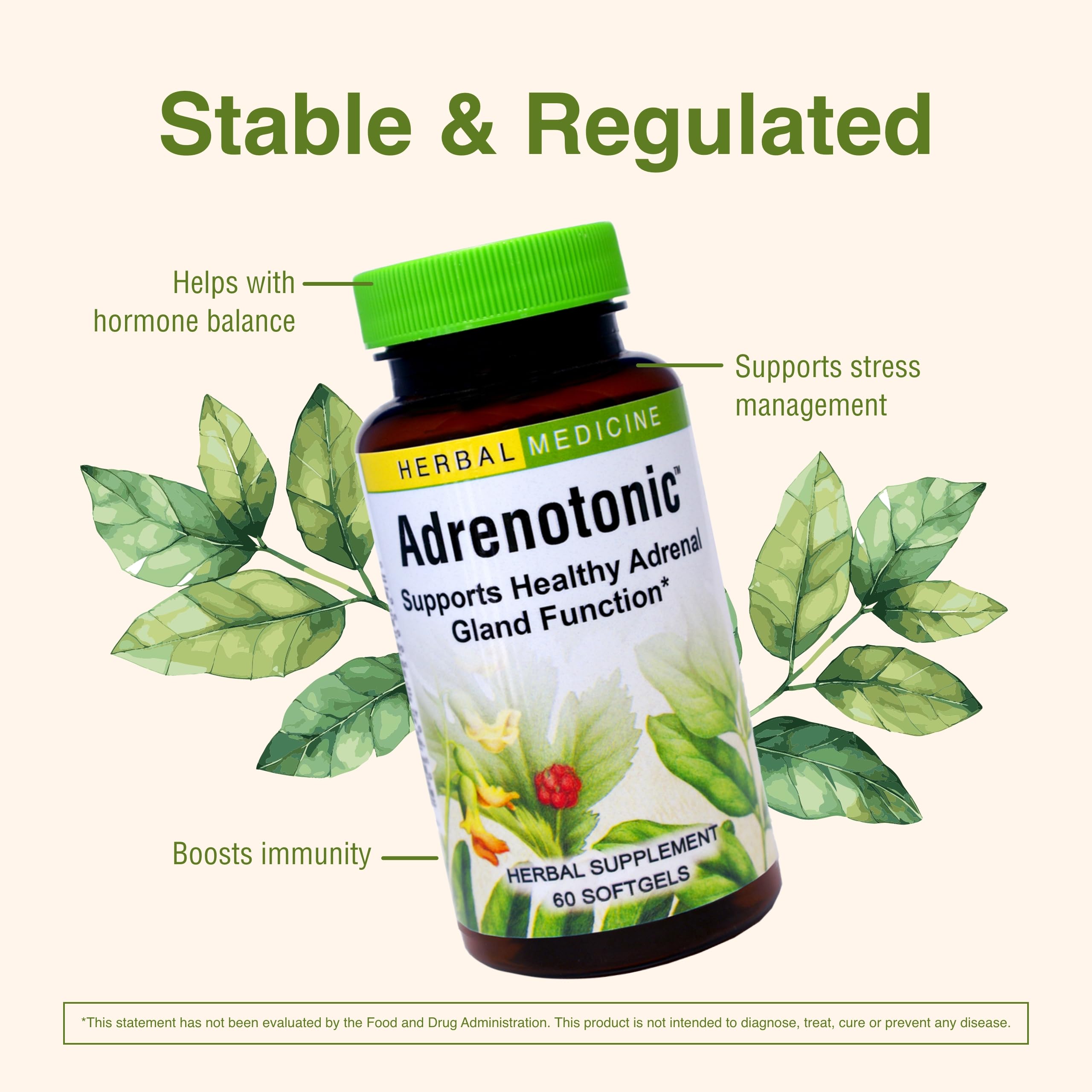 Herbs Etc. Adrenotonic - feuilles de cassis et réglisse pour l'équilibre naturel