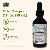 Herbs Etc. ChlorOxygen flacon ambré sans alcool pour vitalité quotidienne