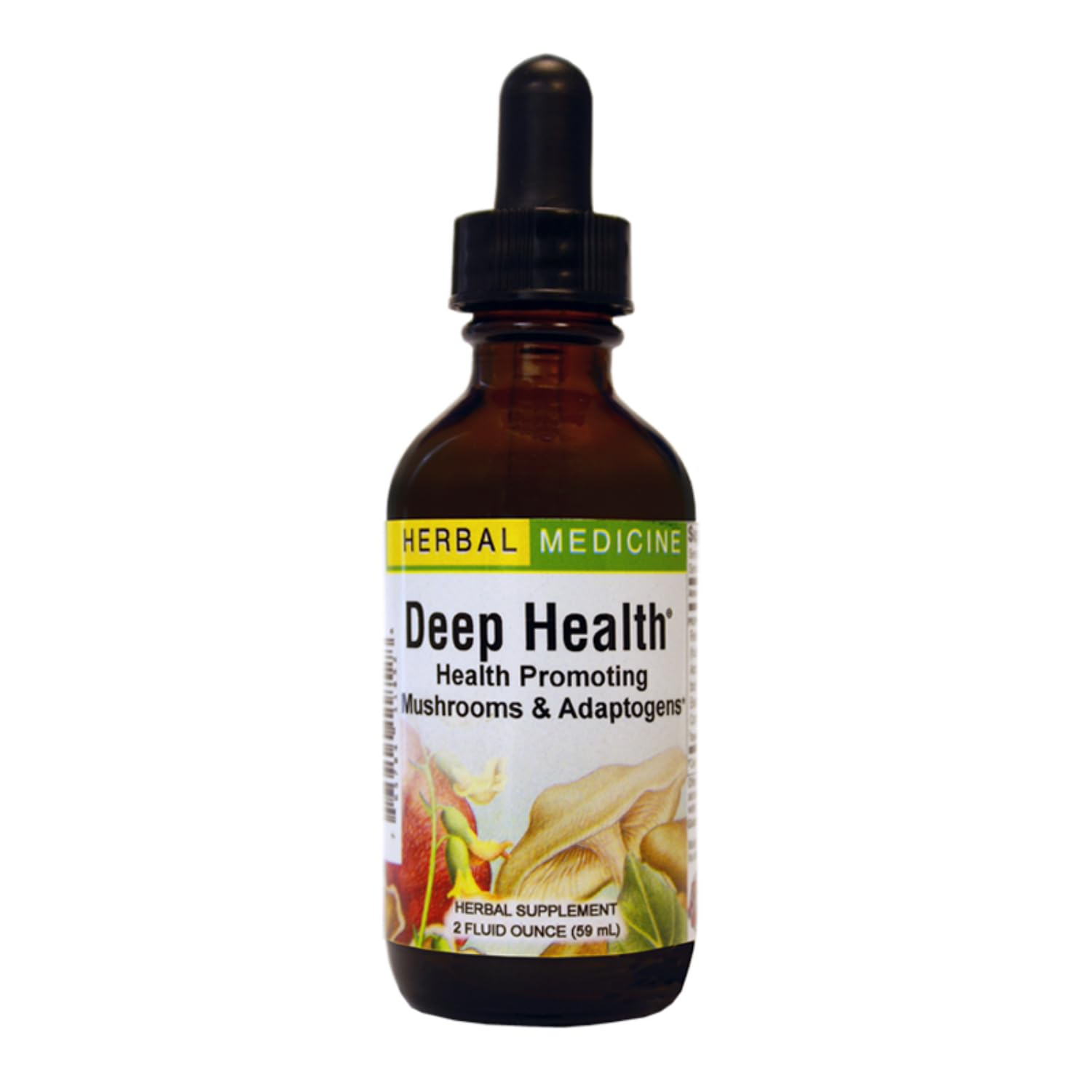 Herbs, Etc. Deep Health – bouteille de gouttes pour un soutien énergétique naturel.