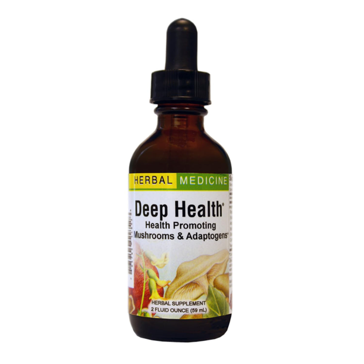 Herbs, Etc. Deep Health – bouteille de gouttes pour un soutien énergétique naturel.
