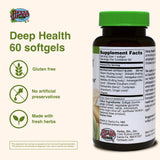 Herbs Etc. Deep Health, reishi champignon, utilisation naturelle pour le soutien immunitaire potentiel