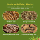 Herbs Etc. Essiac Tonic Etiquette-emballage : emballage clair avec informations pratiques.