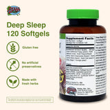 Herbs Etc Sommeil Profond gélule en gros plan, détente et calme nocturne.