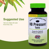 HB Pressure Tonic, 60-gelules: format pratique pour un mois.