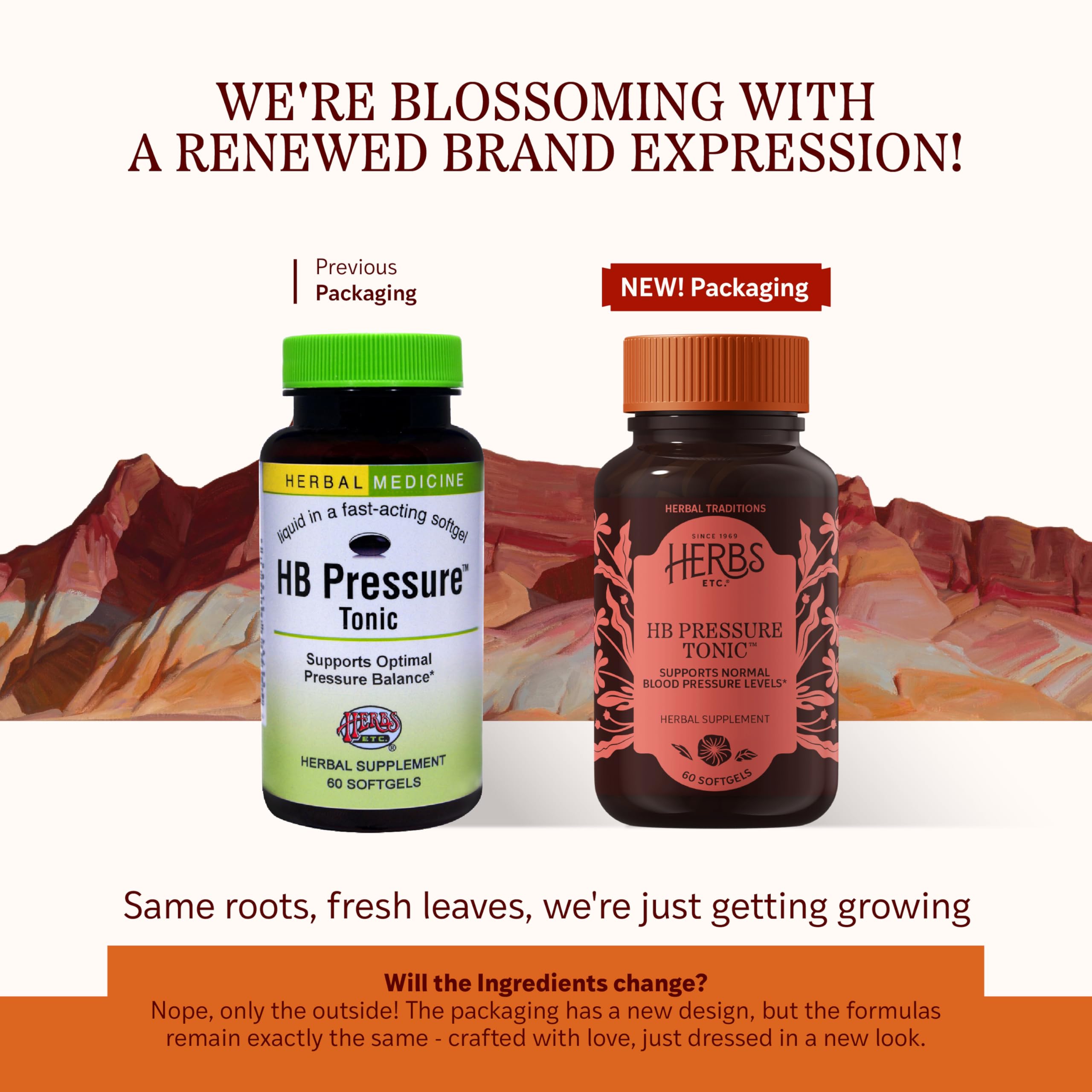 HB Pressure Tonic, emballage: etiquette clair pour l'utilisation quotidienne.