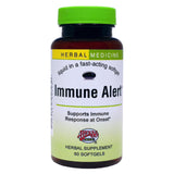Herbs Etc. Immune Alert: bouteille gelules molles prête au quotidien.