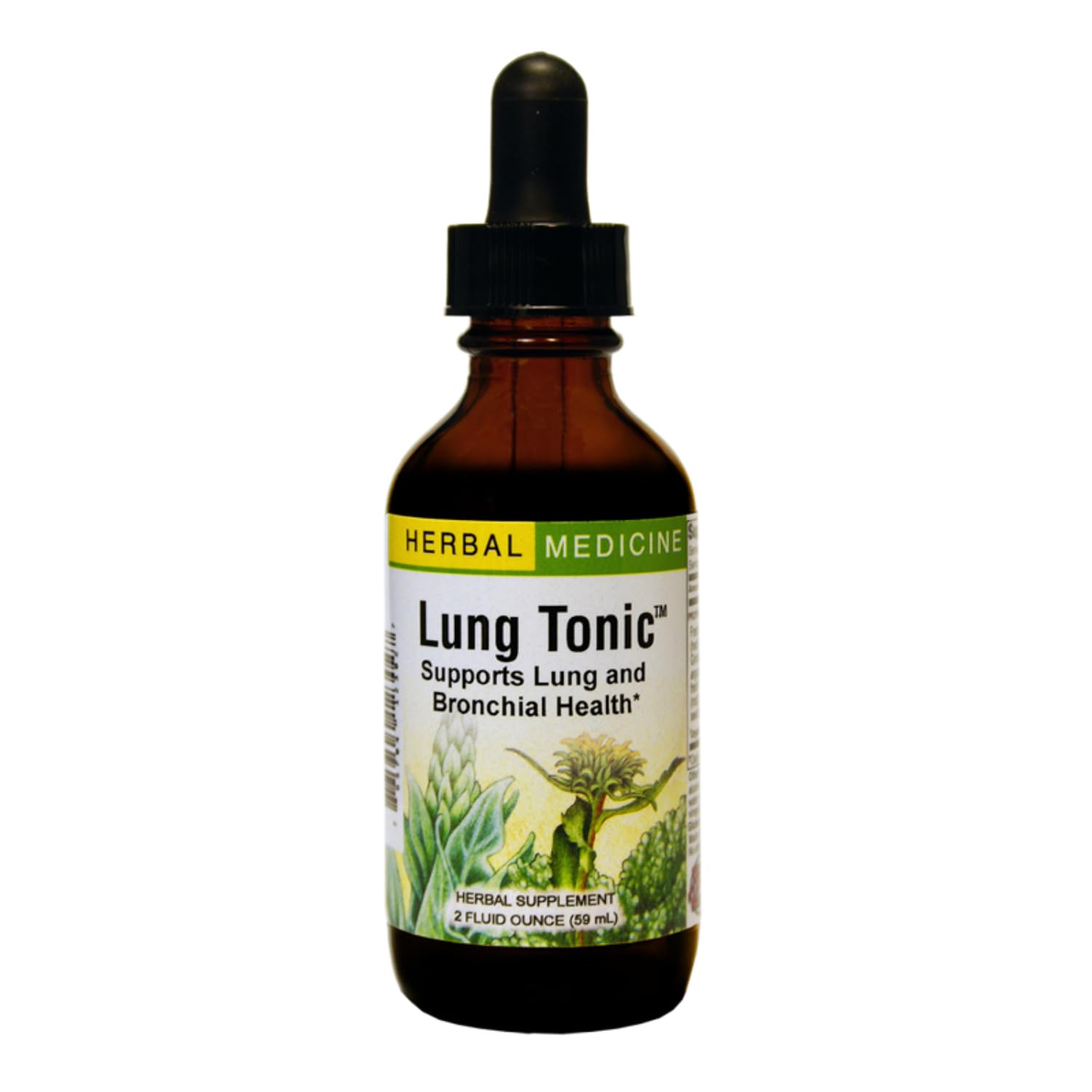 Herbs, Etc. Lung Tonic: bouteille prête à soutenir la respiration au quotidien