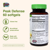 Herbs Etc Peak Defense: gelules molles en versement pratique.