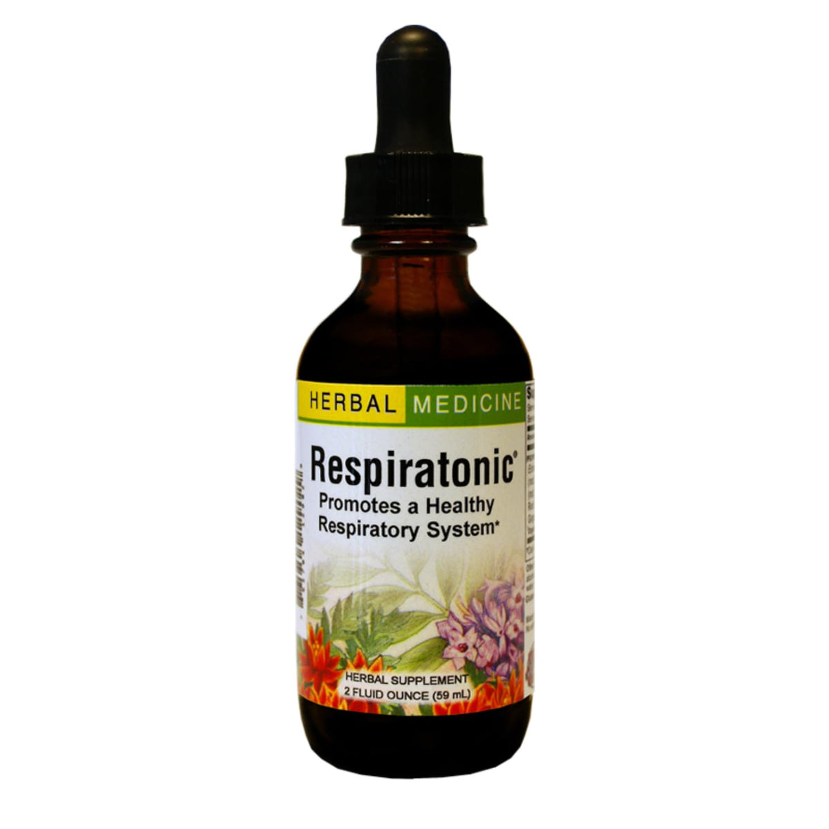 Respiratonic d'Herbs Etc. bouteille 2 oz, soutien des voies respiratoires.