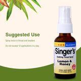 Herbs Etc. Singer's Saving Grace - Mode d’emploi simple: deux pulvérisations puis ingestion.