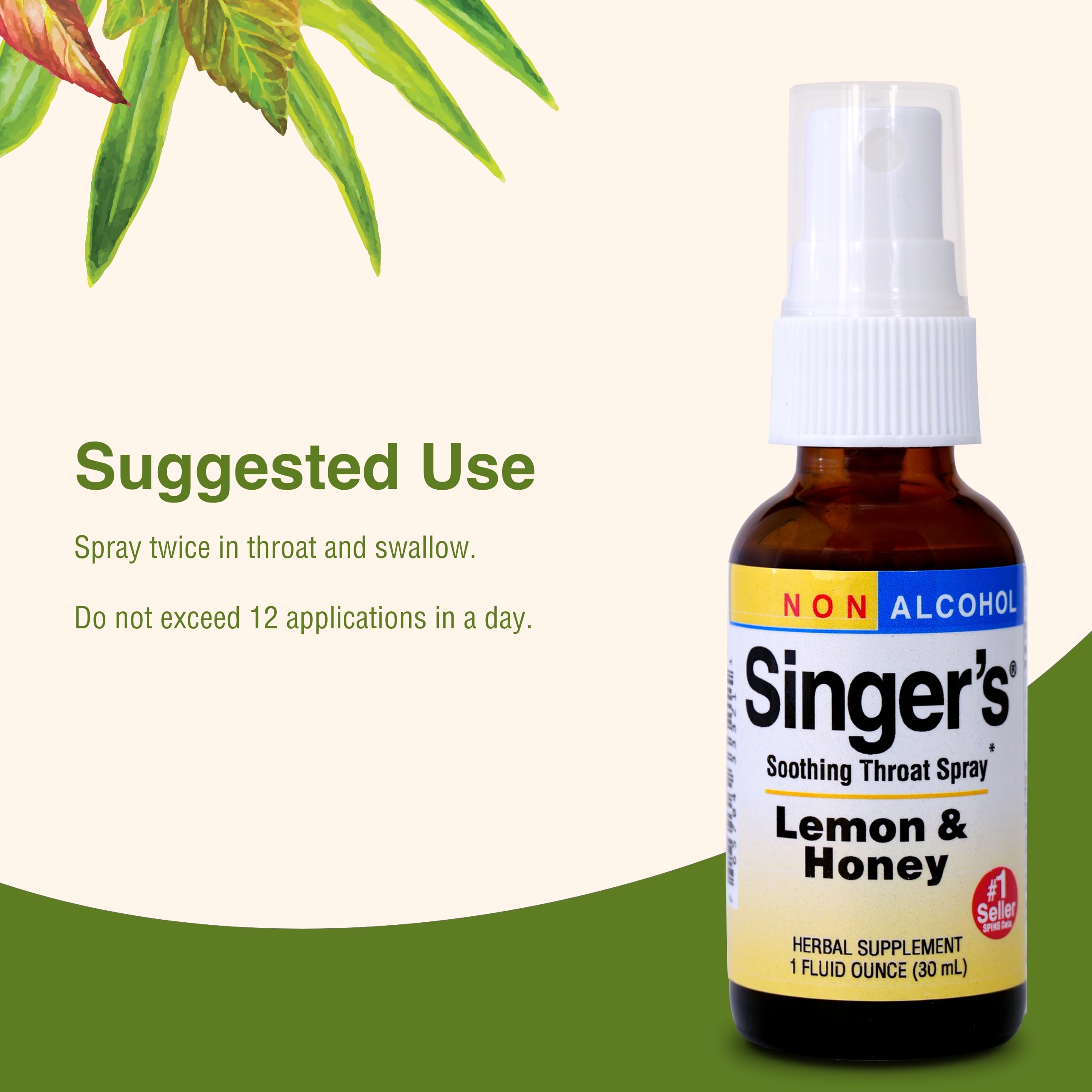 Herbs Etc. Singer's Saving Grace - parfum citron miel pour une expérience rafraîchissante