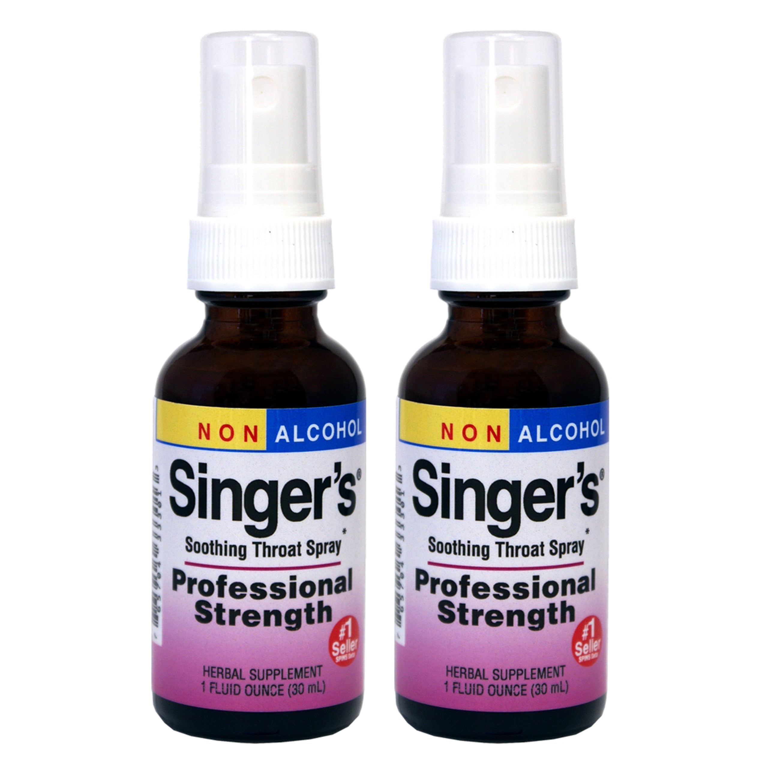 Herbs Etc. Singer's Saving Grace – bouteille spray gorge, soutien potentiel en sécheresse vocale