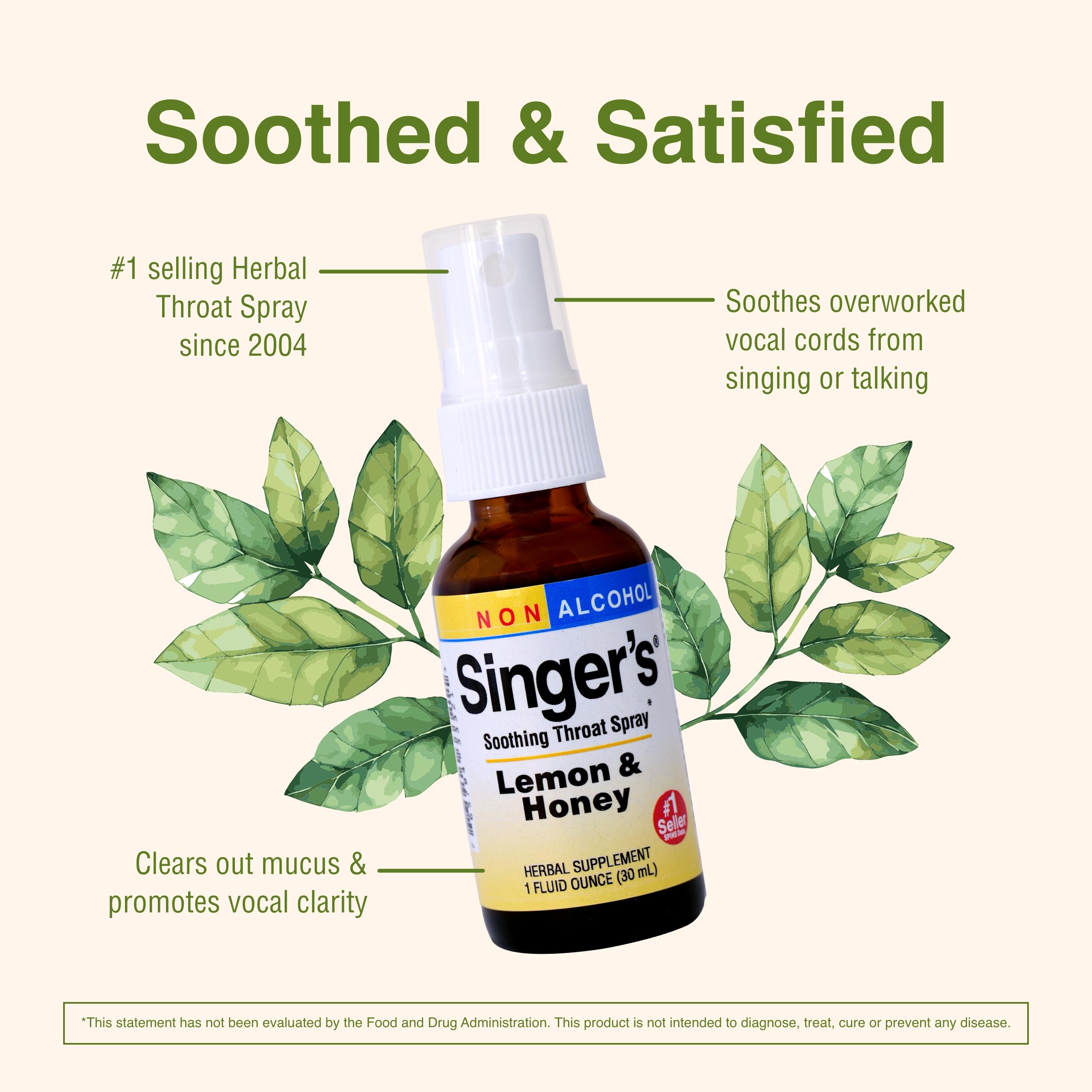 Herbs Etc. Singer's Saving Grace - extrait de réglisse pour douceur naturelle