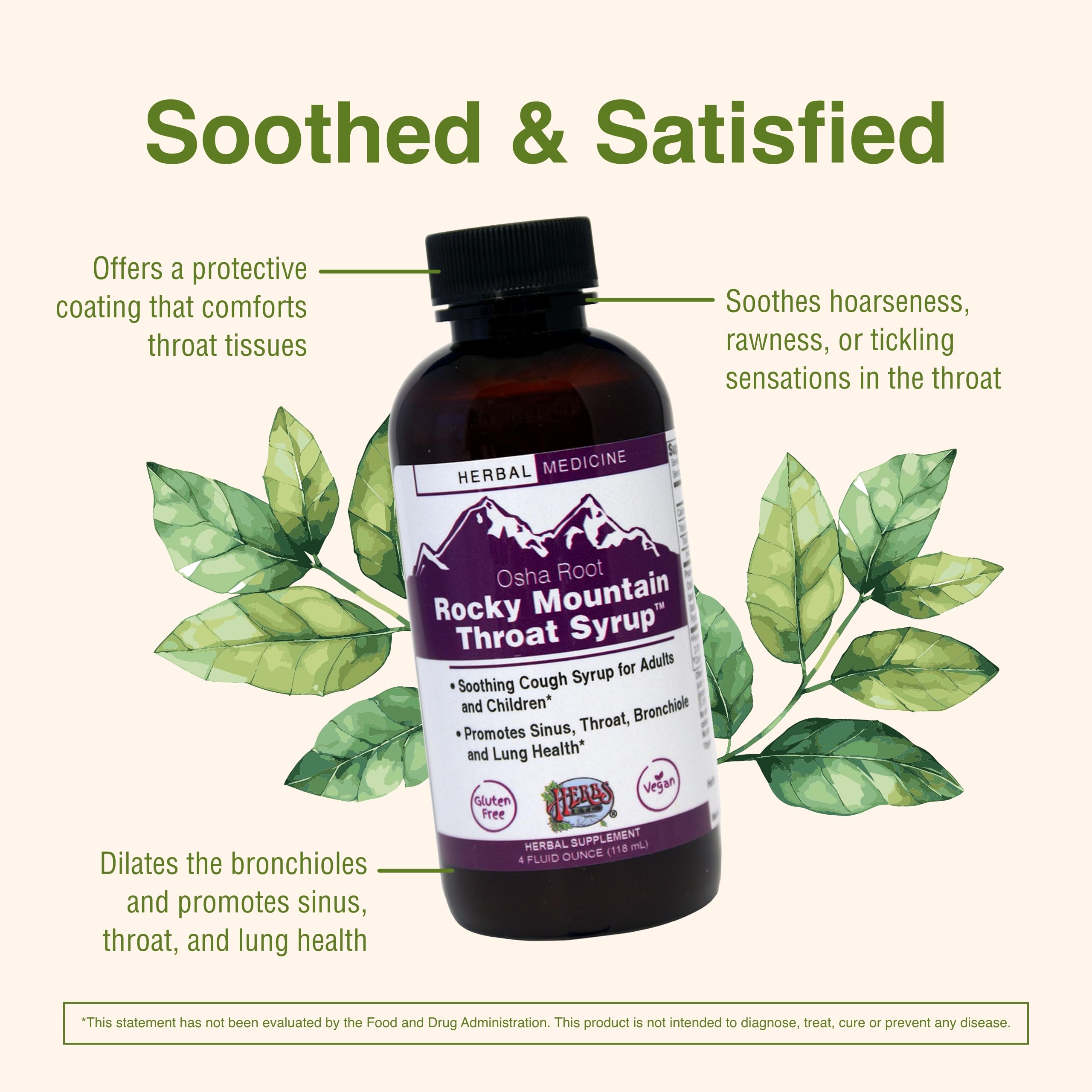 Herbs Etc. sirop végan sans gluten respectant vos préférences alimentaires.