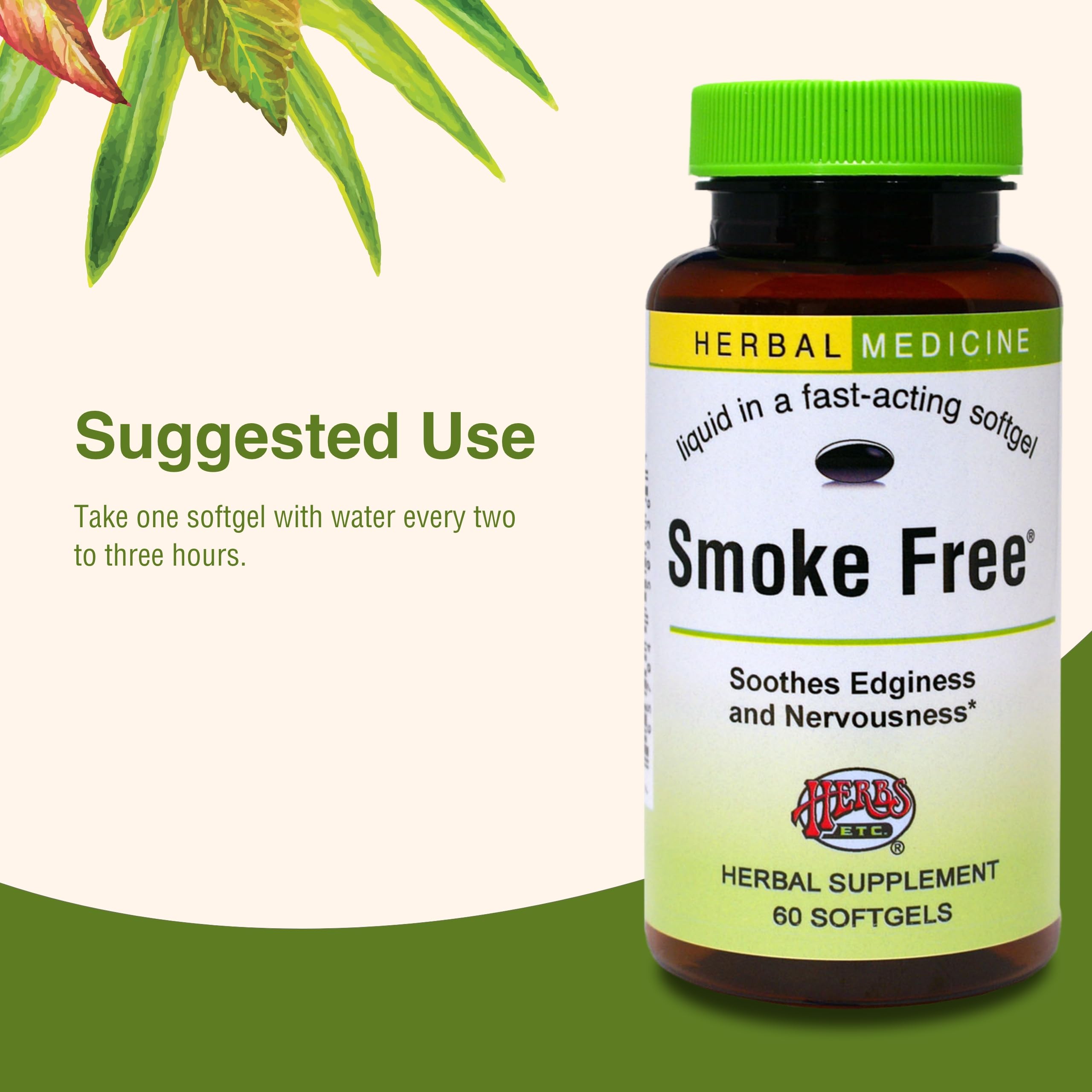 Herbs Etc. Smoke Free – avoine et plantes utiles dans le mélange