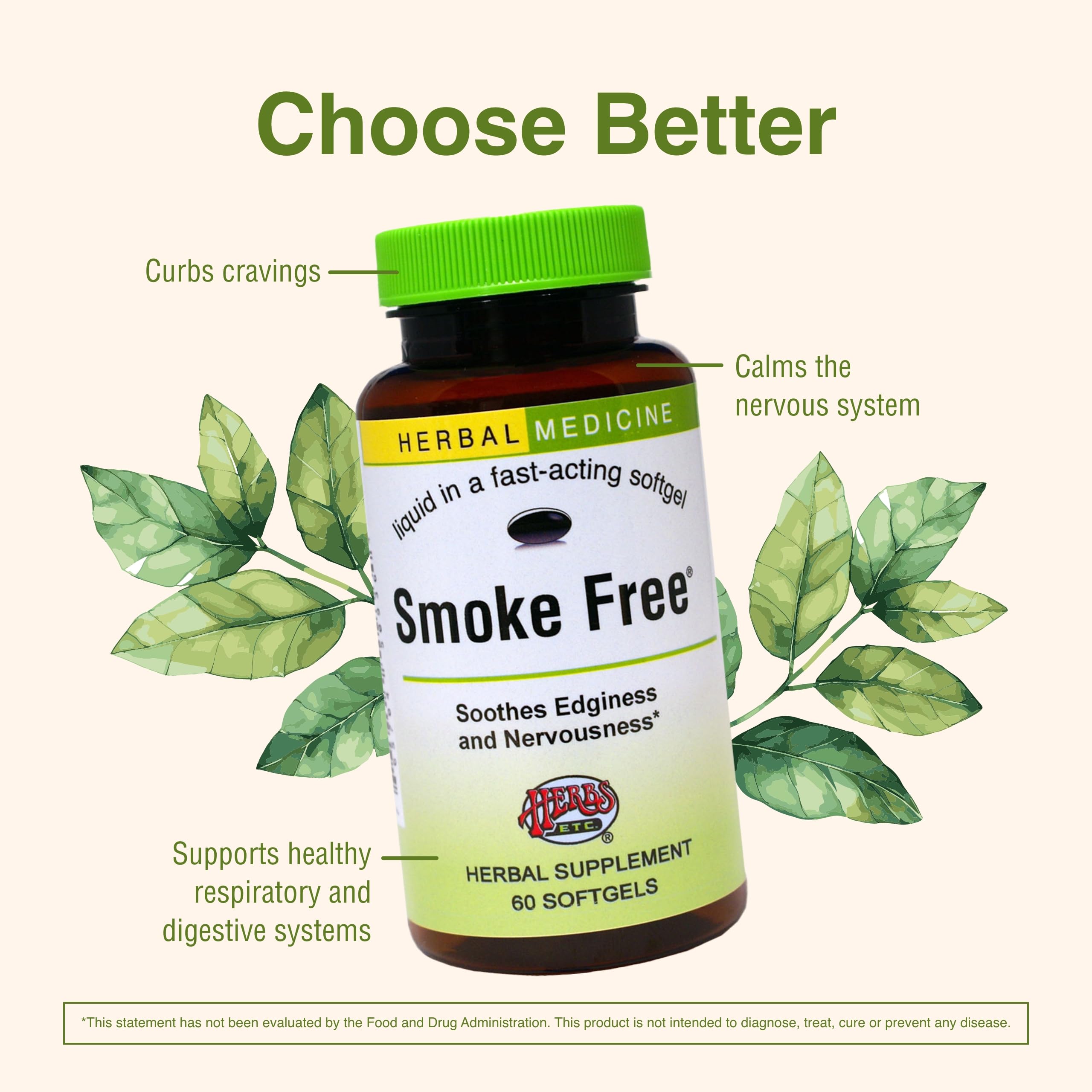 Herbs Etc. Smoke Free – fleurs de lobelie visibles en gros plan