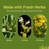 Herbs Etc. Tonique pour les poumons, ingrédients clés : bouillon-blanc, marrube et Grindélie.