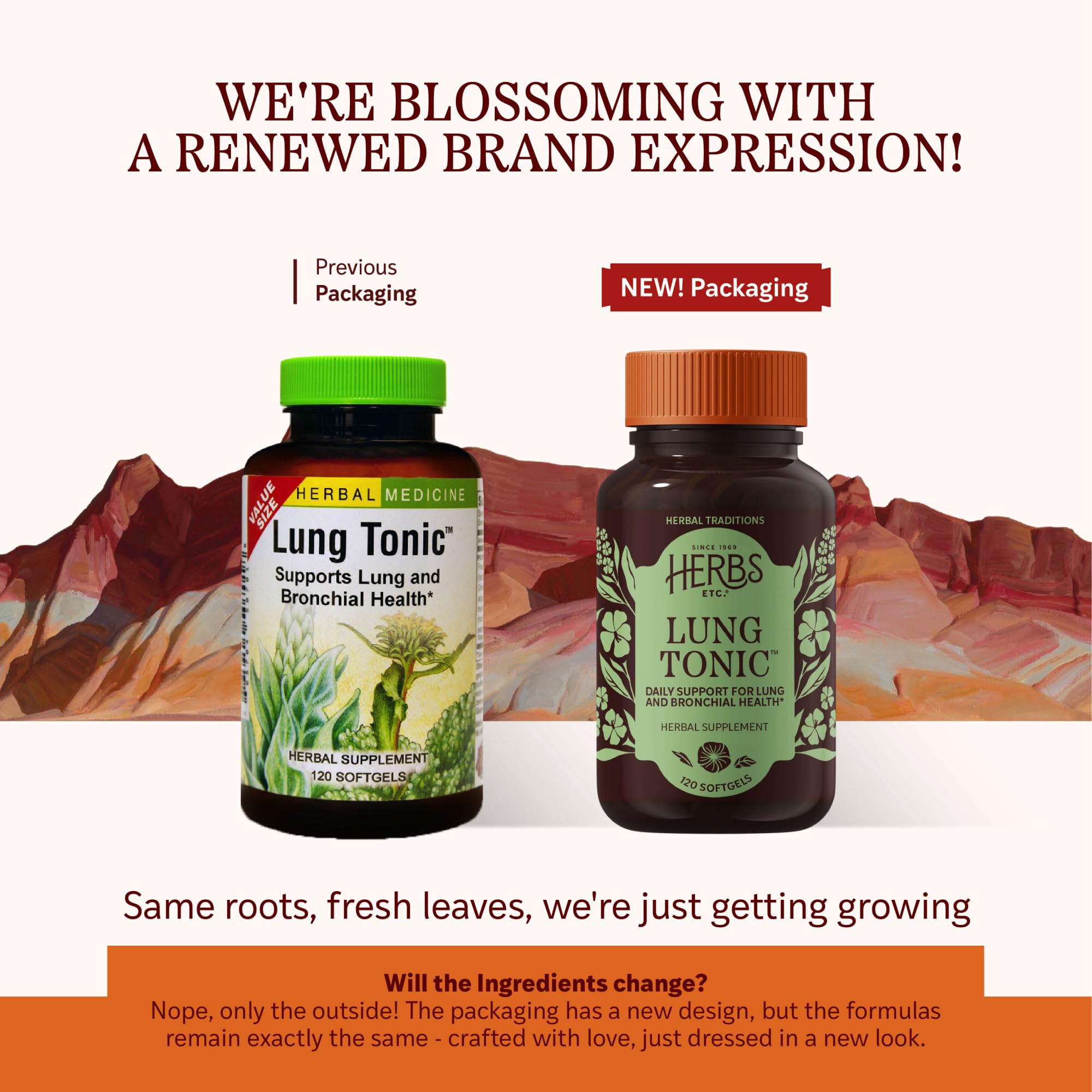 Herbs Etc. tonique pulmonaire – gelules molles: prise simple dans la routine.
