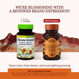 Herbs Etc. Ultimate Ginseng Softgels, etiquette, soutien concentration et vitalité intellectuelle possibles.