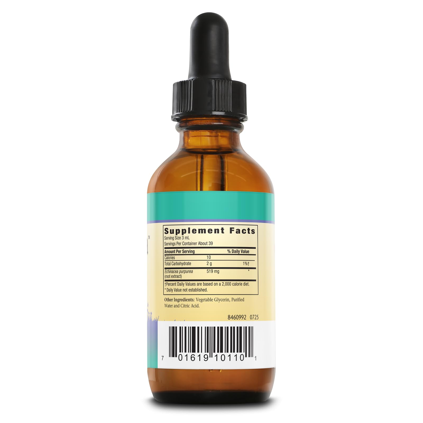 Herbs For Kids Échinacée Douce – compte-gouttes faciles à utiliser pour dosages précis.