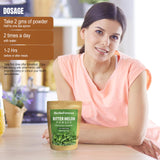 Poudre polyvalente HerbsForever pour smoothies et jus.