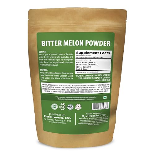 Poudre HerbsForever melon amer, riche en vitamine C pour votre énergie.
