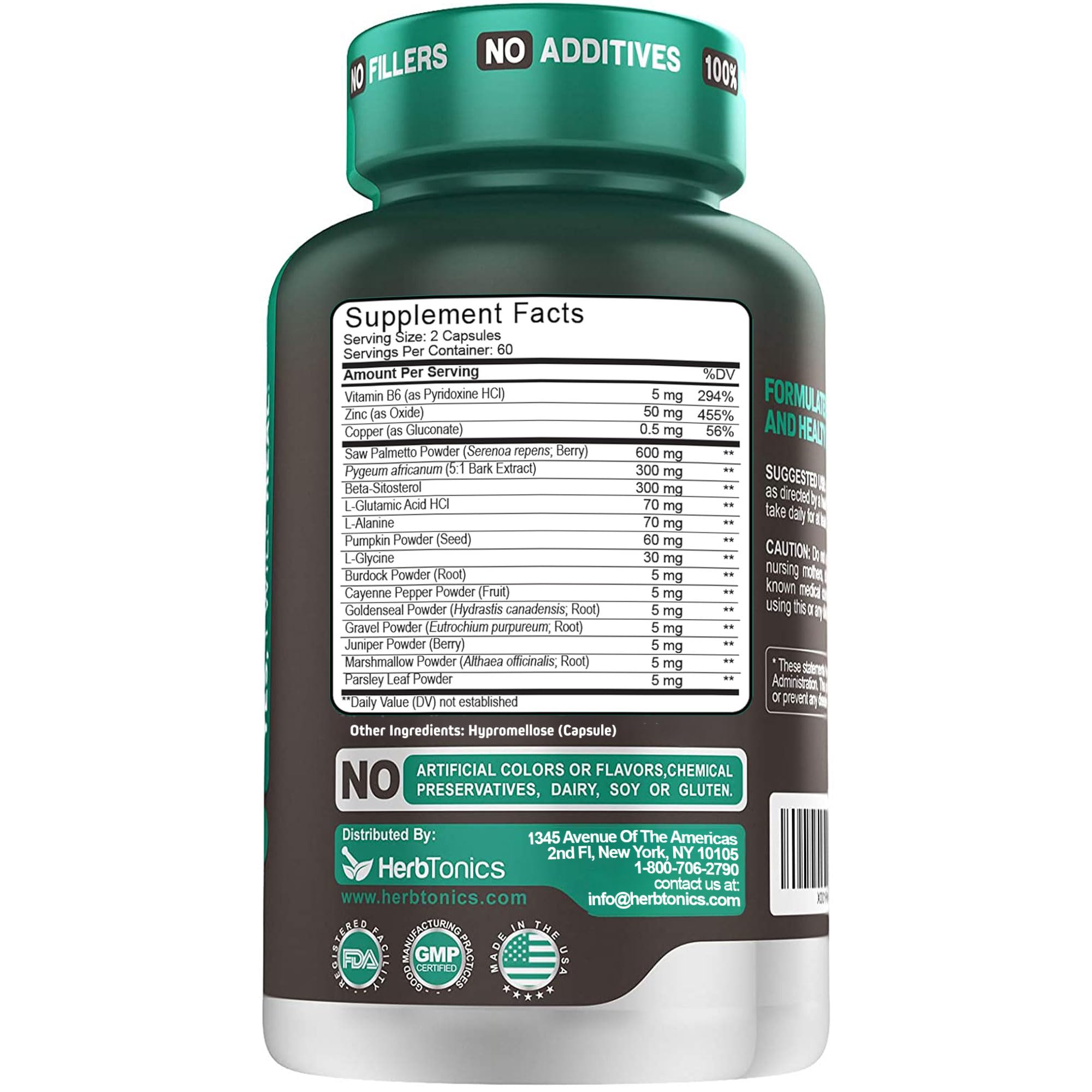 Herbtonics Prostonic Ultra – Utilisation quotidienne possible pour soutenir le bien-être masculin.