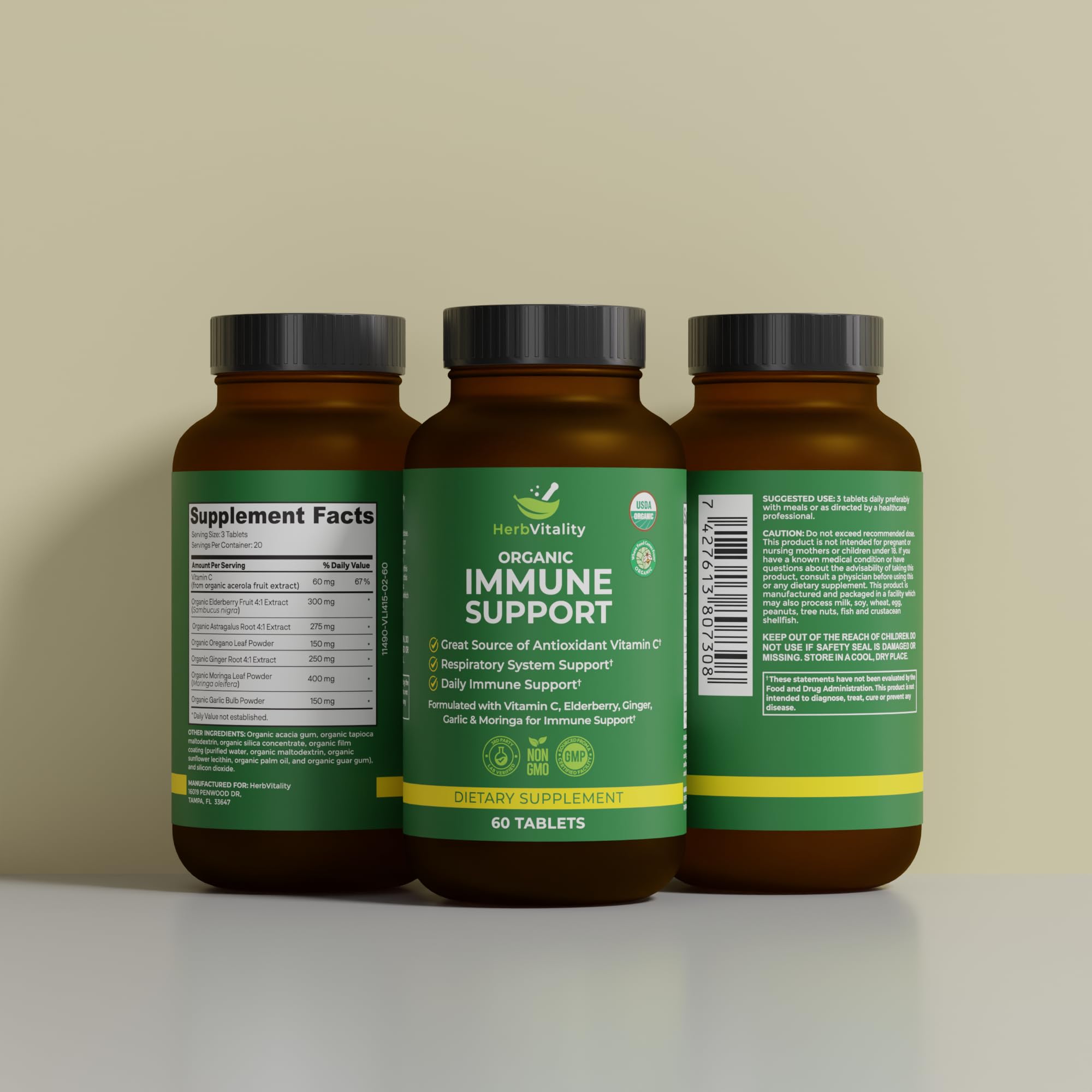 Herb Vitality – comprimés faciles à prendre dans un emballage pratique.