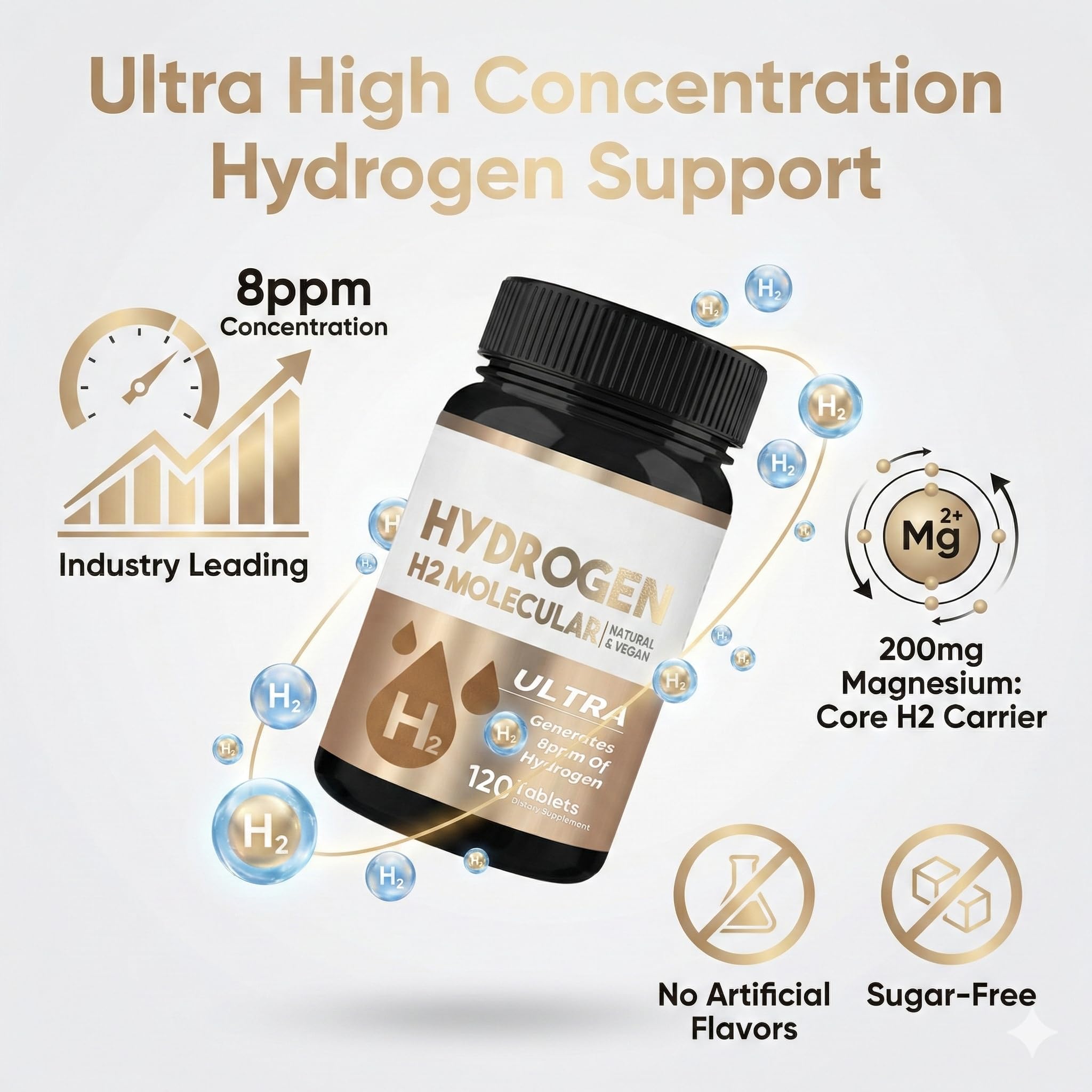 HerbX dans l’eau hydrogénée, hydratation quotidienne et énergie.