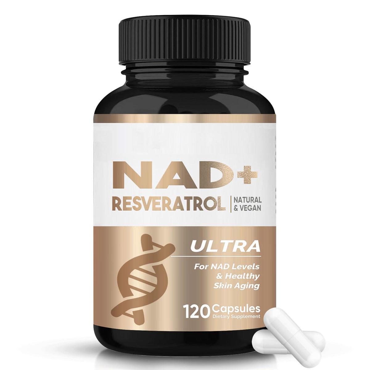 HerbX NADH – bouteille du supplément, énergie potentielle au quotidien.