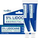 HemRid crème lidocaïne 5% en emballage 2 packs, pratique et prête à l’emploi.