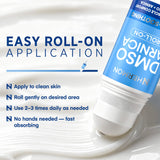 Peau nourrie par aloe vera et vitamine E avec Hermon DMSO Arnica Roll-On.
