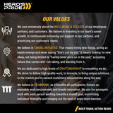 Hero's Pride design-professionnel s’accordant avec les uniformes modernes.