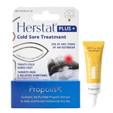 Herstat Plus flacon 2 g pour boutons de fièvre sur les lèvres, action ciblée.
