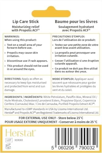 Utilisation quotidienne avec Herstat – hydratation et confort des levres.