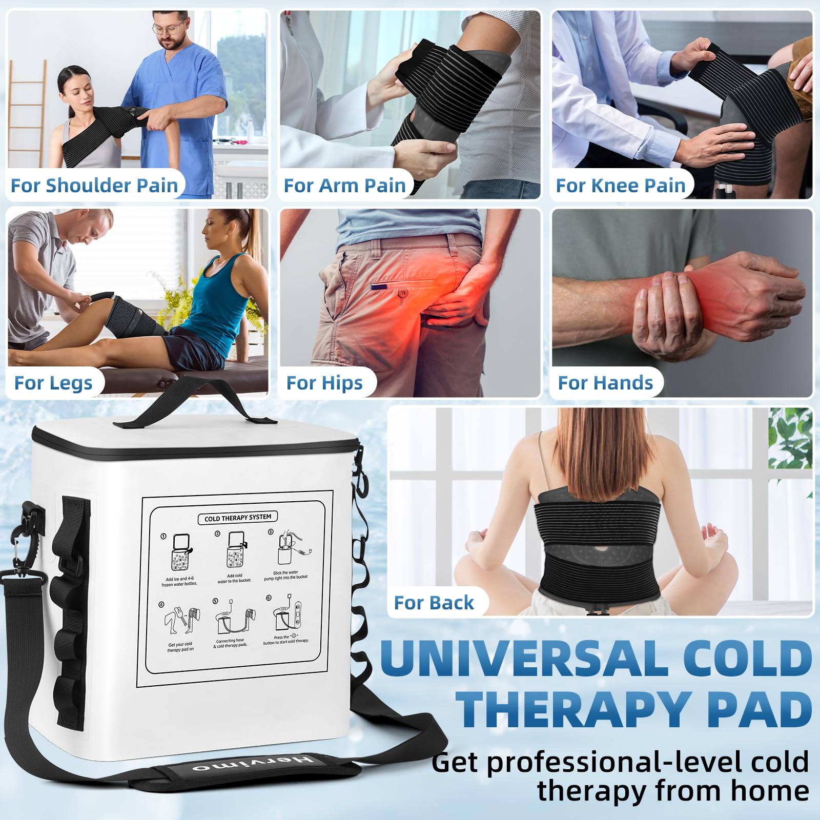 Pad de compression pour épaule Hervimo, utilisation polyvalente