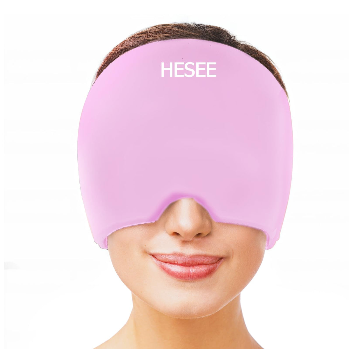 Casquette anti-migraine HESEE portée, confort optimal et maintien ajusté.