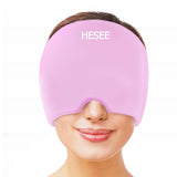 Casquette anti-migraine HESEE portée, confort optimal et maintien ajusté.