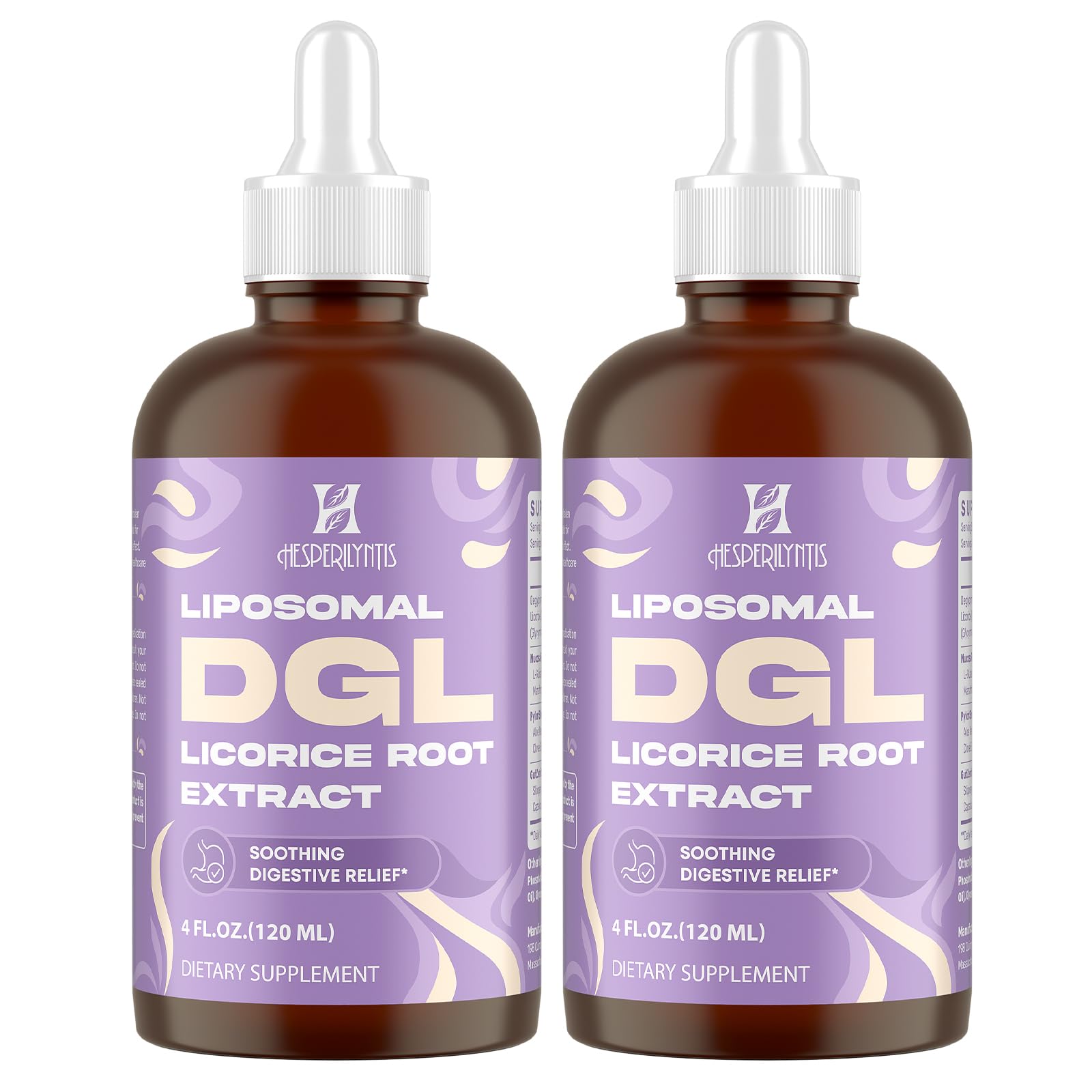 Hesperilyntis Liposomal DGL: bouteille gouttes prête à l'emploi.
