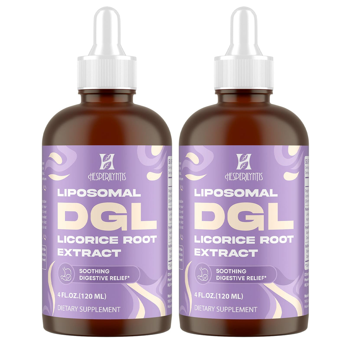Hesperilyntis Liposomal DGL: bouteille gouttes prête à l'emploi.