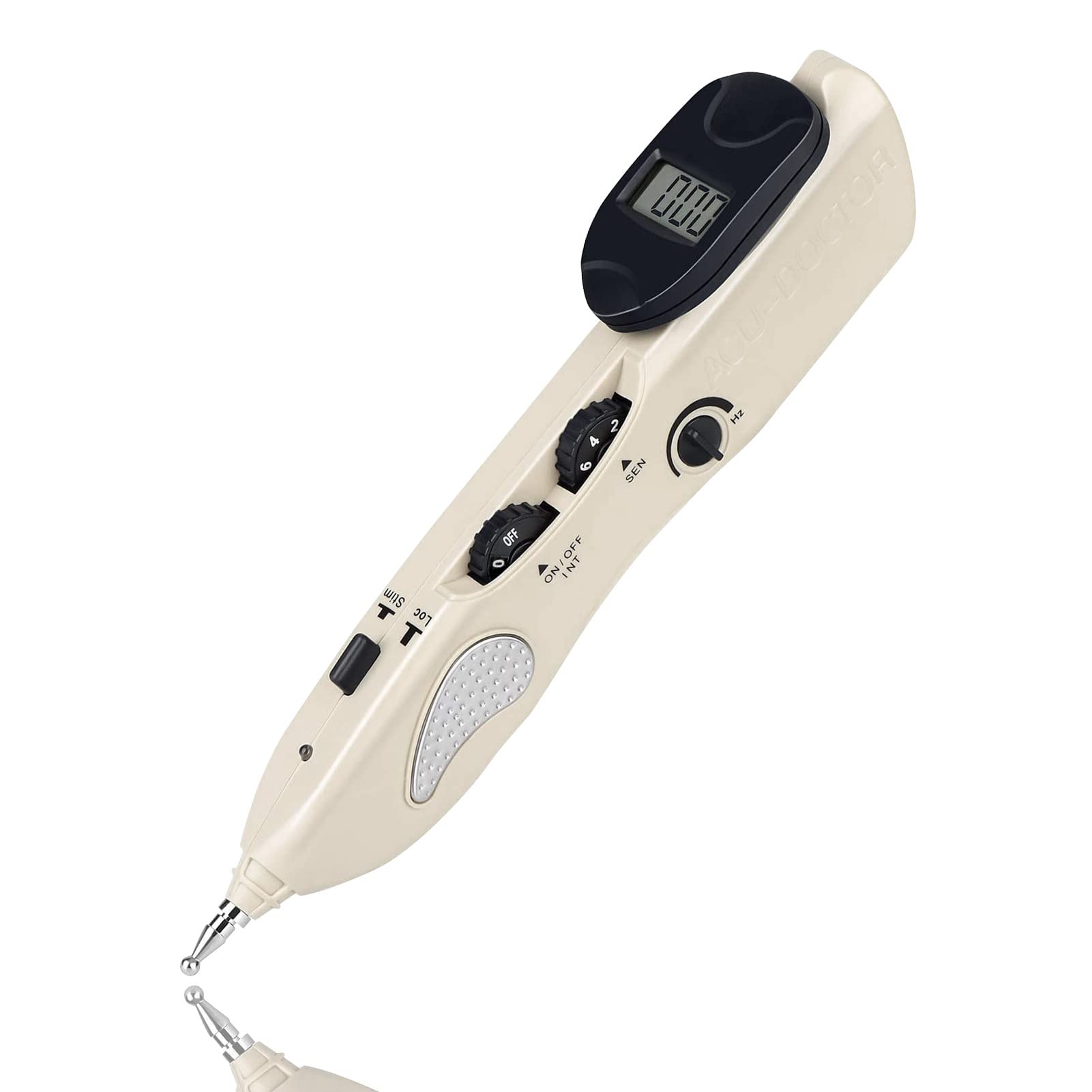 Heswea Pen montre les points d'acupuncture détectés pour un ciblage précis.