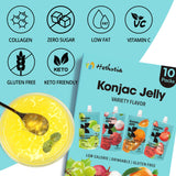 Hethstia Konjac Jelly Collagen Saveur Raisin Vert : snack pratique pour énergie rapide