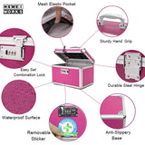 Format compact HEWEI WORKS rose, idéal pour sac ou poche.