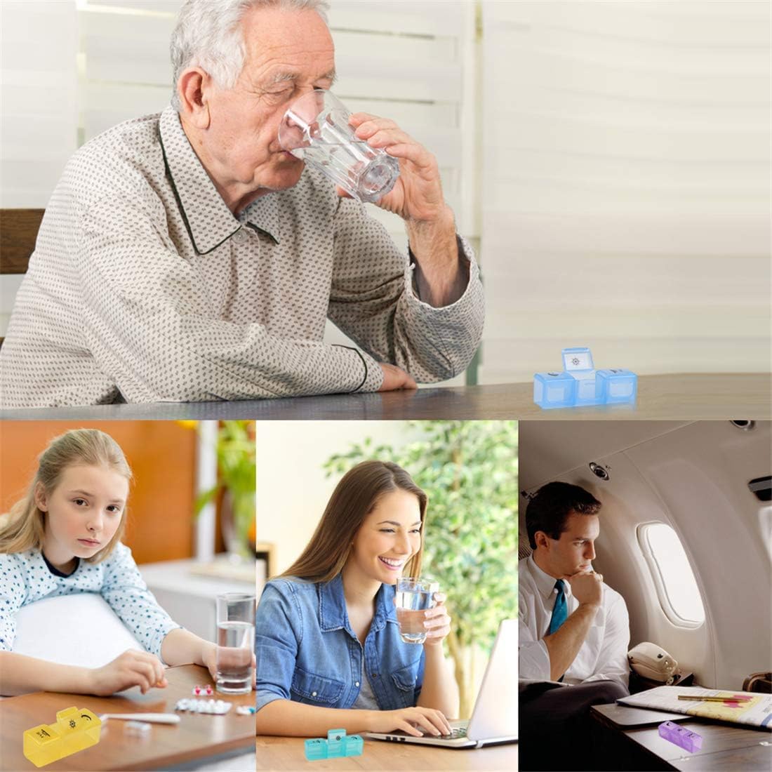 HFLYJPYW solution pratique pour vitamines et médicaments sans confusion.