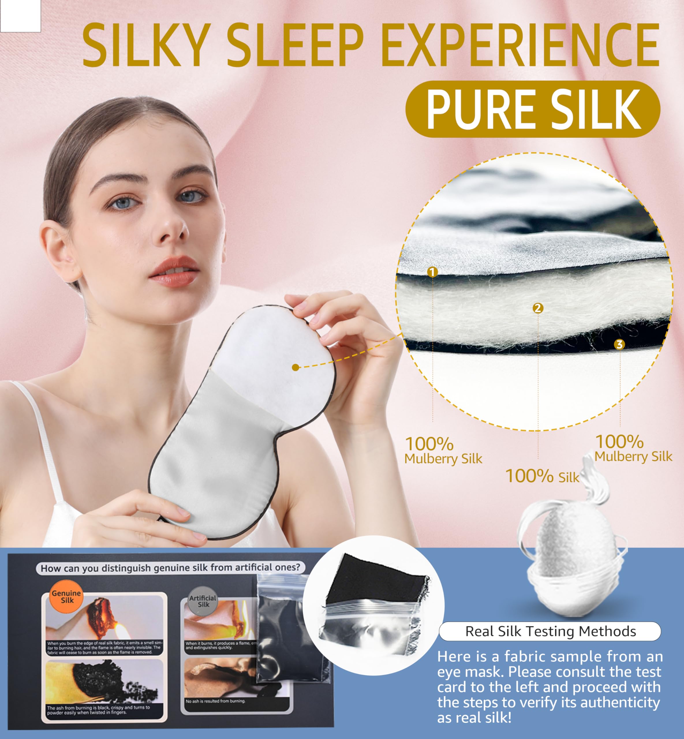 HGBOO masque sangle reglable: ajustement précis sans pression.