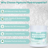 Poudre MCHA utilisée comme additif dans le dentifrice pour personnalisation.
