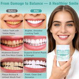 Ajout de la poudre MCHA Hgdsyka au dentifrice habituel pour personnaliser le soin.