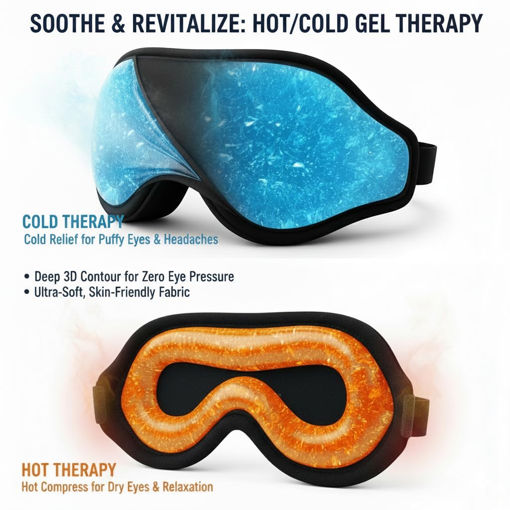 HI FINE CARE gel refroidissant apaise yeux gonflés