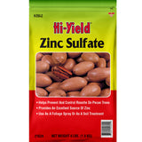 Hi-Yield Zinc Sulfate 4 livres, bouteille montrée, source de zinc pour arbres fruitiers