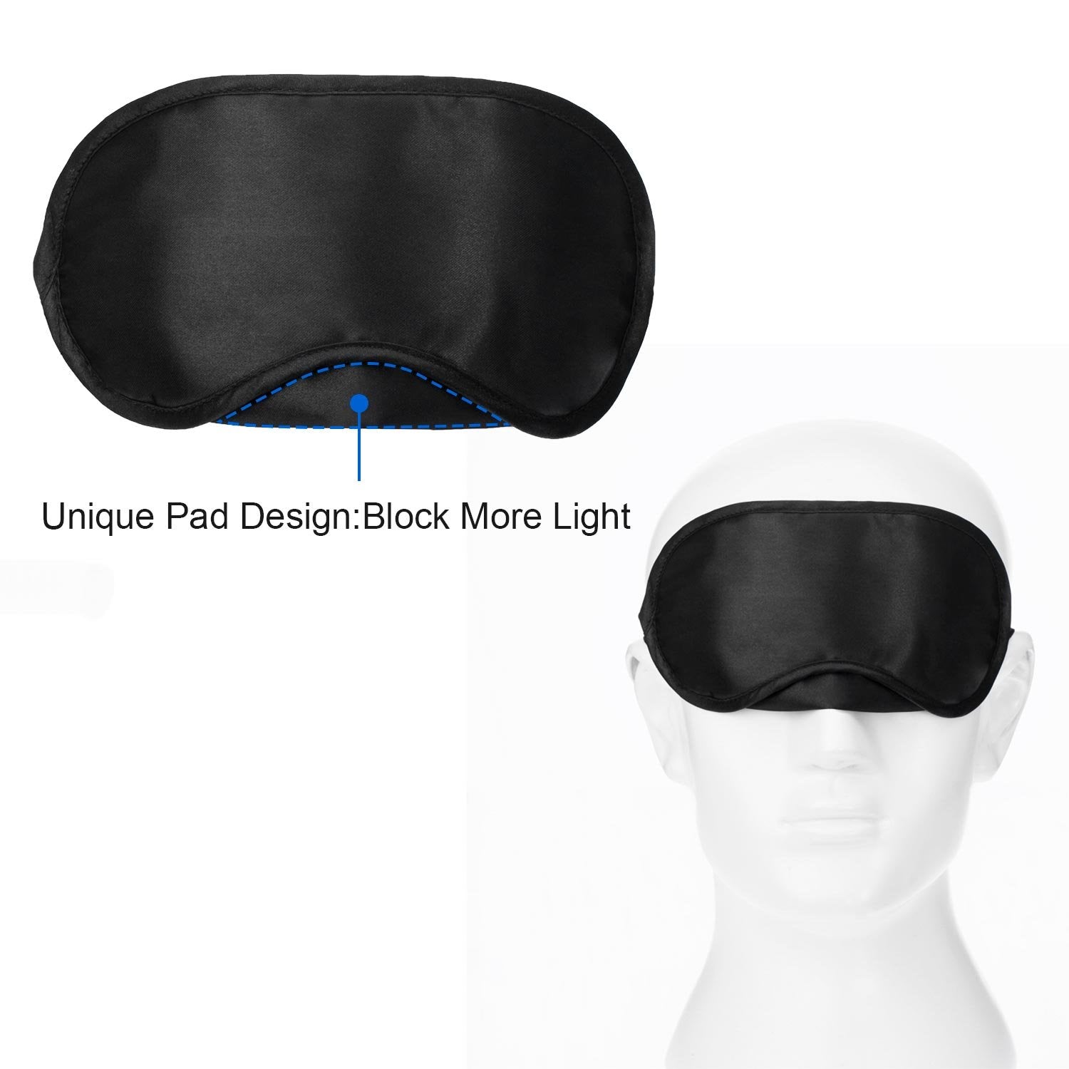 Utilisations multiples du masque Hicarer pour sieste à la maison ou en déplacement.